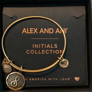 Alex & Ani “S” initial bracelet